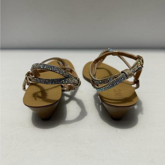 INC Womens Madge Rhinestone Thong Ankle Strap Evening Sandals Shoes Size 8m - Picture 6 of 7